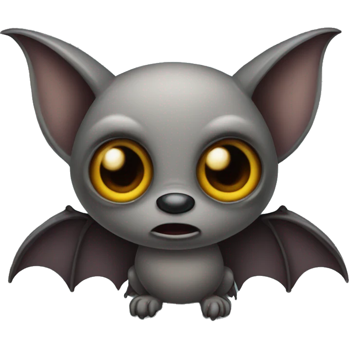 Bat with eyes emoji