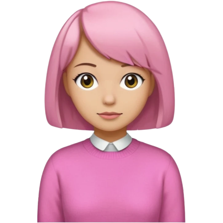 Secretary Out of office pink sweater emoji