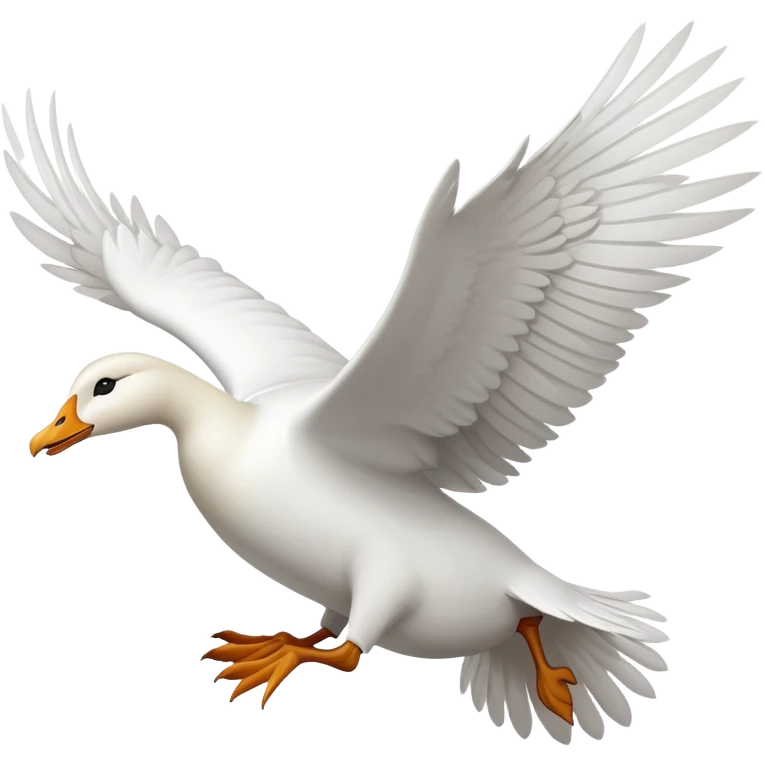 flying goose emoji