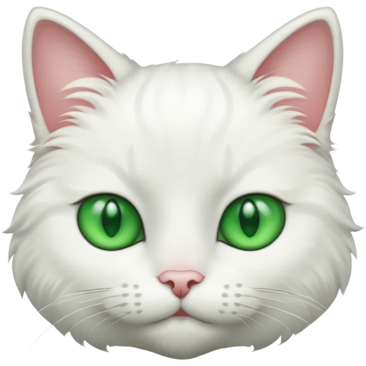 Weiße Katze  emoji