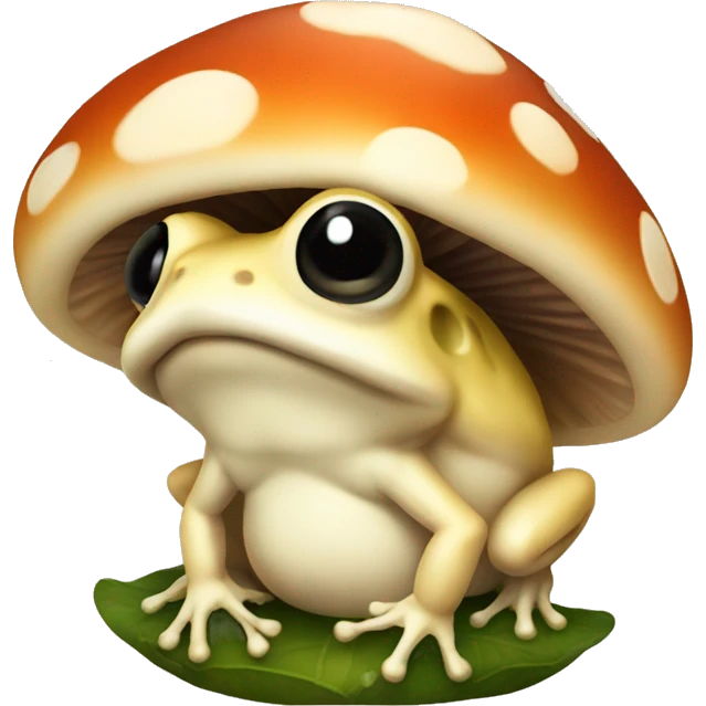 Mushroom frog emoji