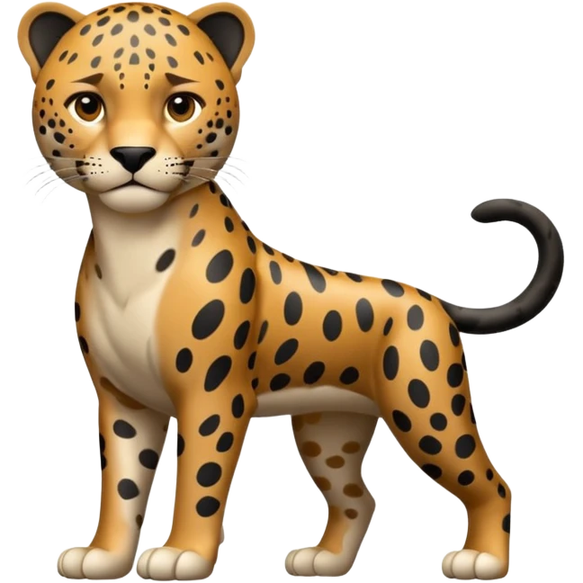 Jaguar grown four legs emoji