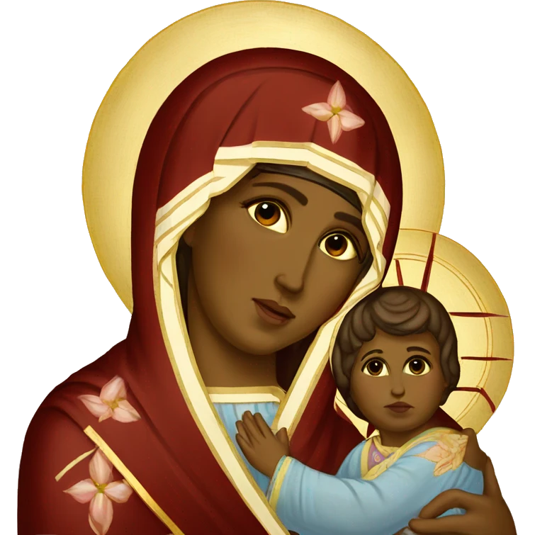 Orthodox icon Theotokos  emoji