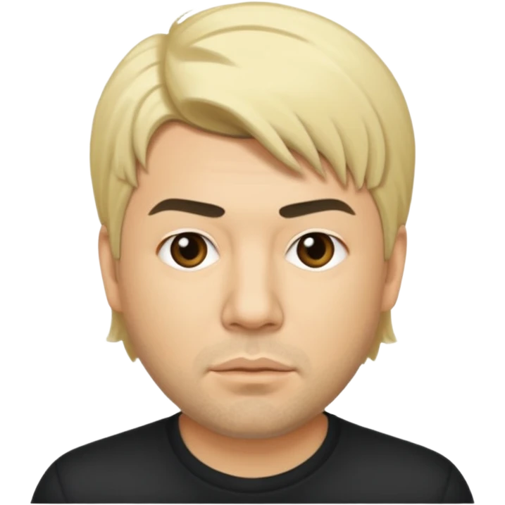 Chino Moreno with blonde hair emoji