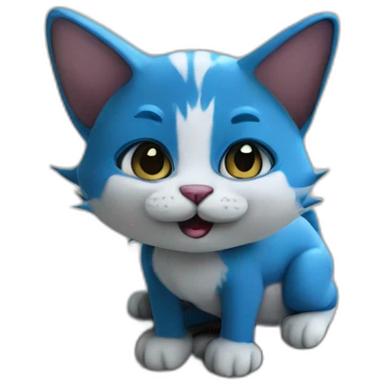 A smurf cat emoji