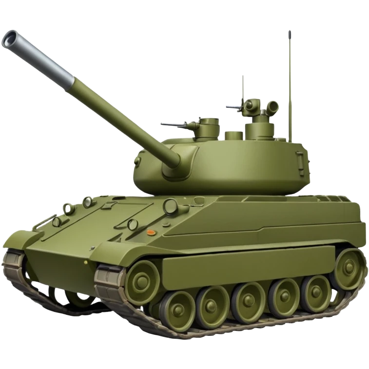 Generate a realistic tank emoji
