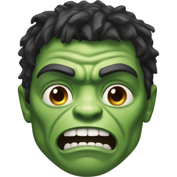 Hulk alien emoji