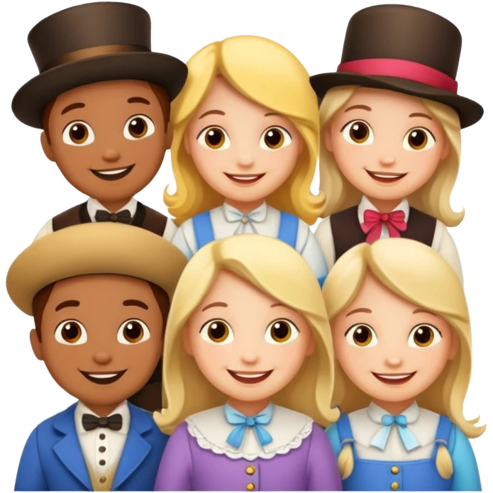 little to peep Nursery Rhyme Characters emoji