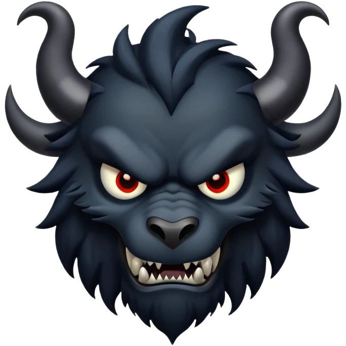 Beast dark emoji