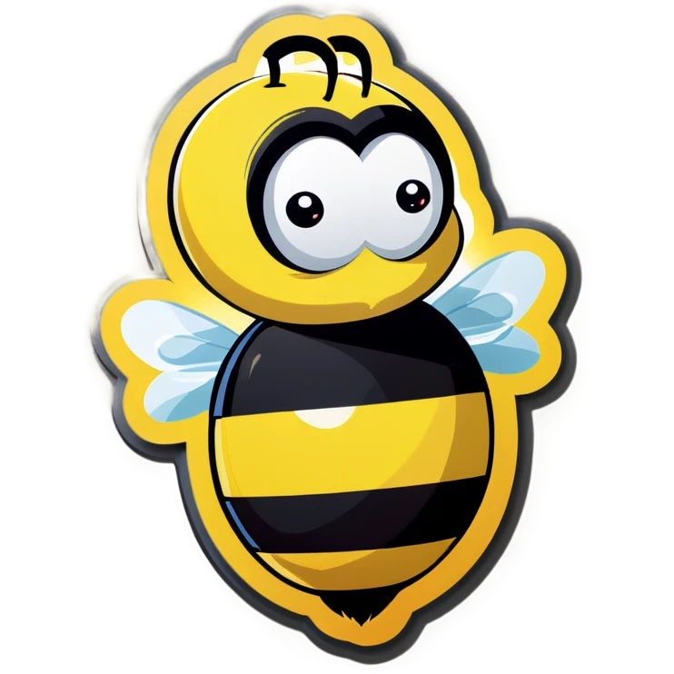 Bumble bee in pain emoji