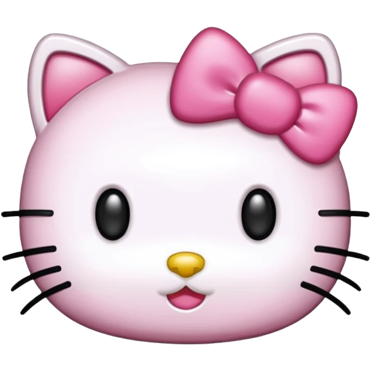 Piirrä metallisorvi jossa on hello Kitty värit ja teema emoji