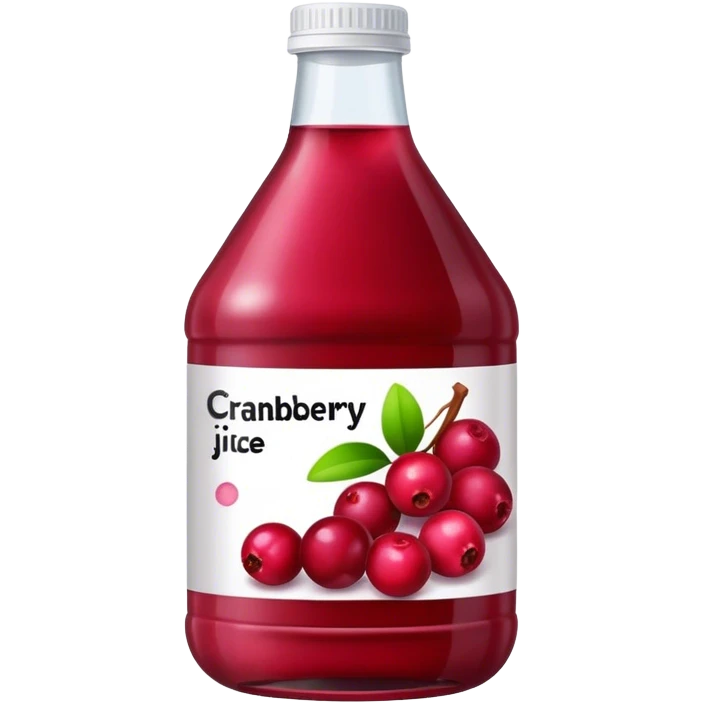 Bottle cranberry juice emoji