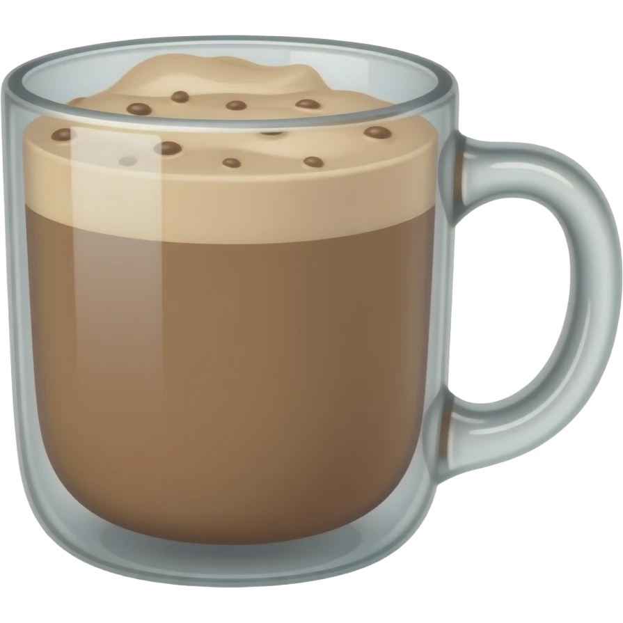 Aesthetic beige hot chocolate emoji