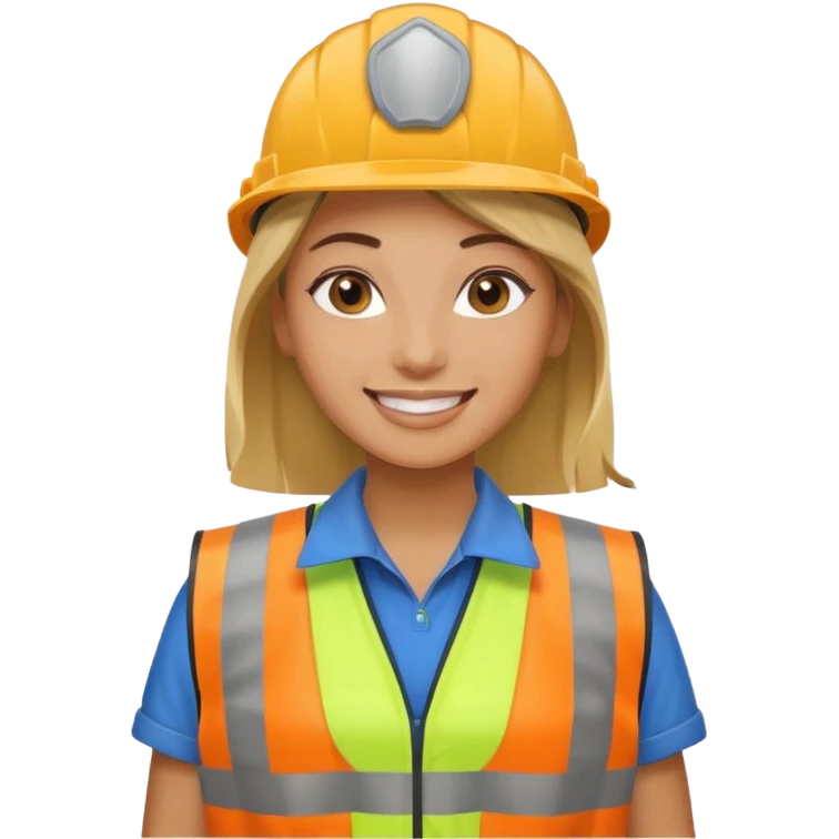women, Waste Management, safety vest, trash picker emoji