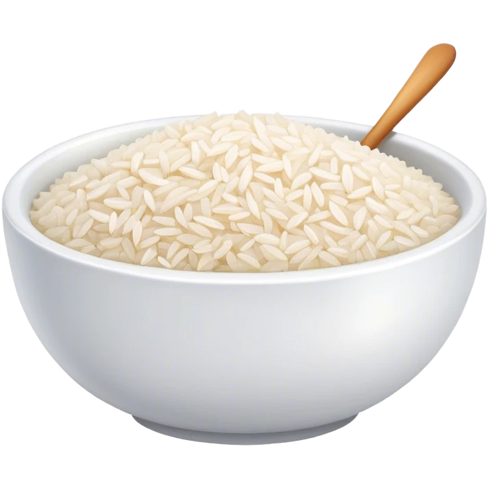 백미 쌀 밥 emoji