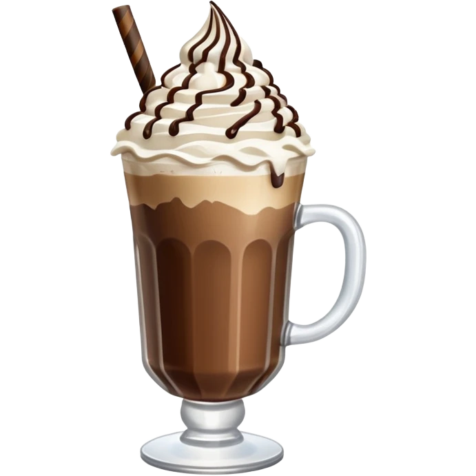 Violine and ice mocha emoji