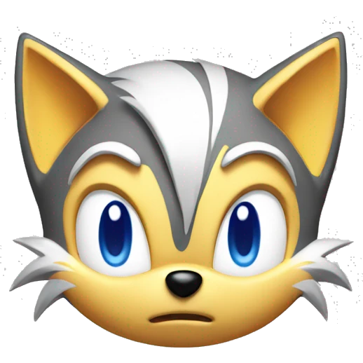 tails head, sonic emoji