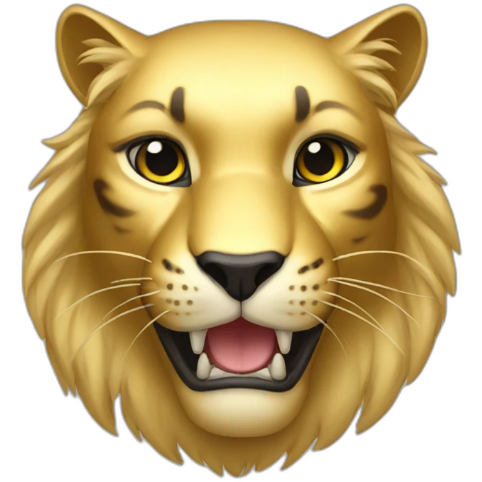 Gold panter emoji