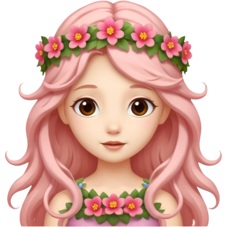 Fairy with Flower Crown emoji