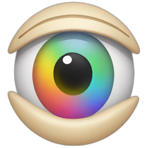 Cœur arc en ciel  emoji
