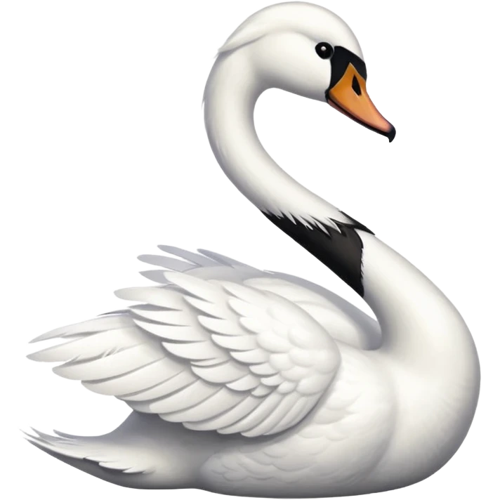 swan facing right emoji