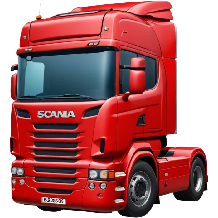 грузовик scania emoji