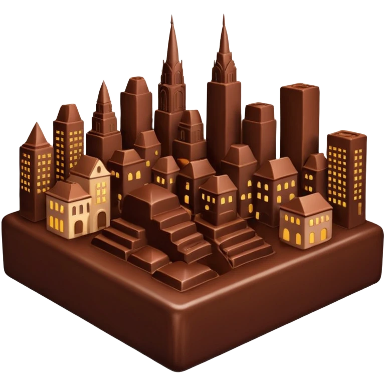Chocolate city emoji