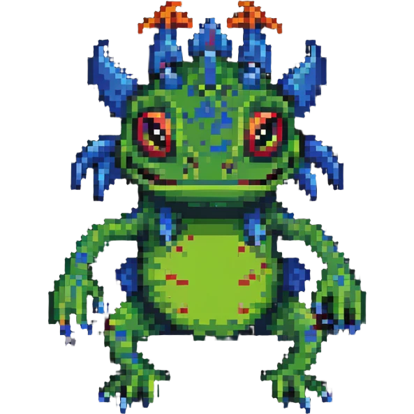 murloc pixel art emoji