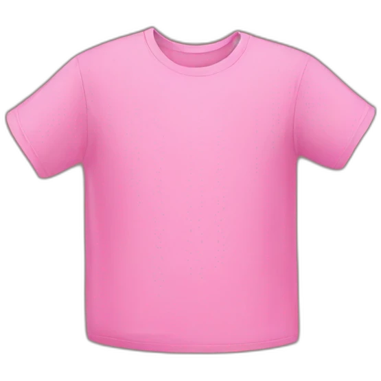 pink t-shirt emoji