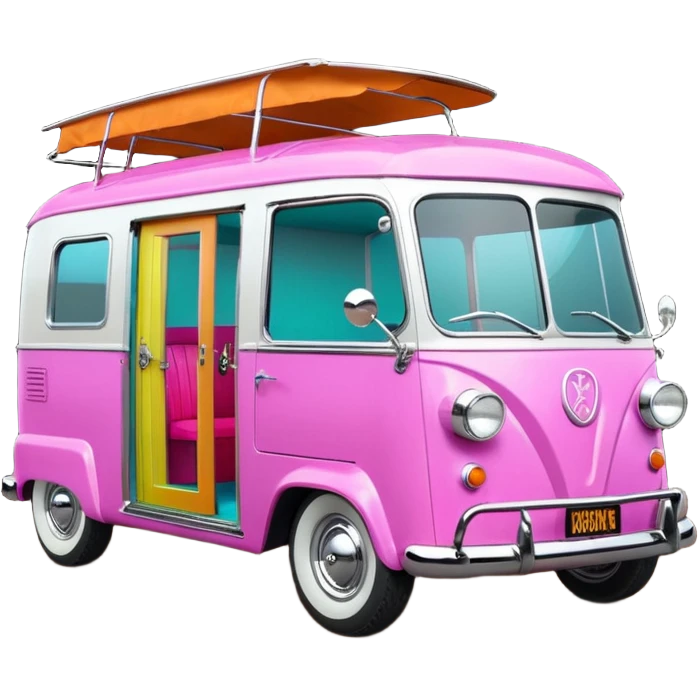 Jetson’s Ultra hotrod Haunted Barbie dream house Caravan motorbike tuk tuk  emoji