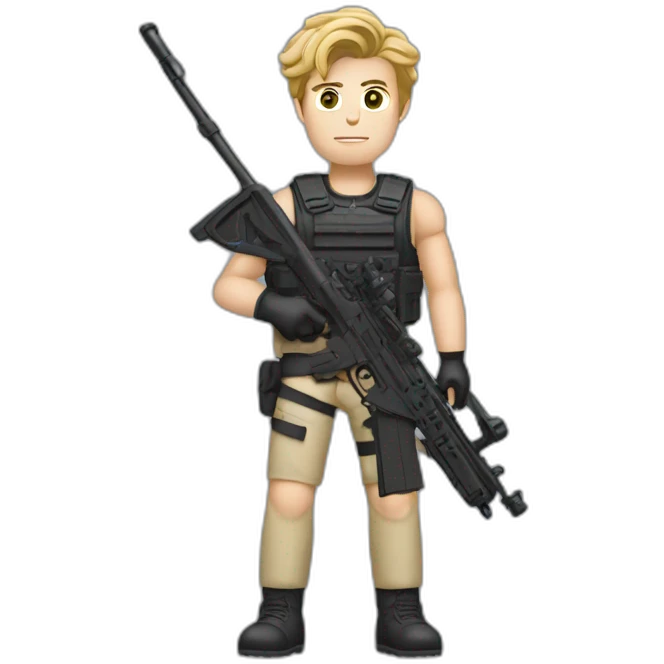patrick bamford holding a weapon emoji