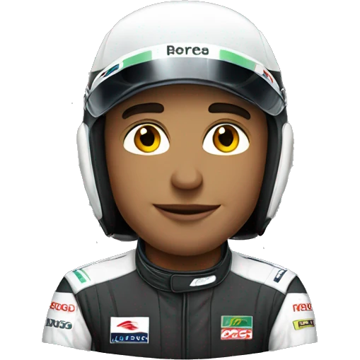 F1 driver rose  emoji