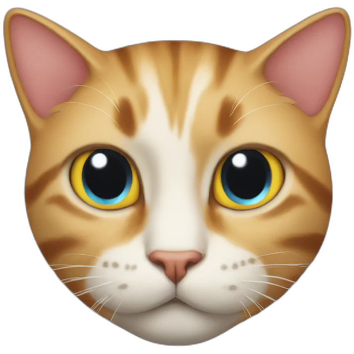 Cat head reality emoji