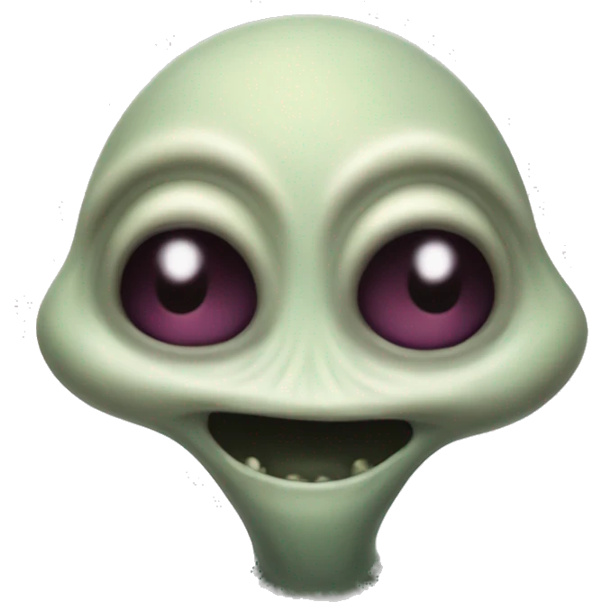 ALien-like Octupos with no eyes emoji