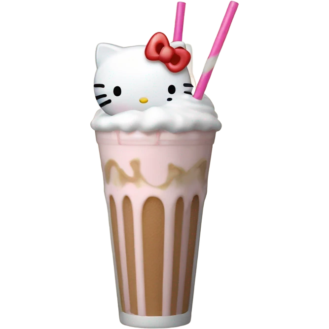 Milk Shake da Hello kitty emoji
