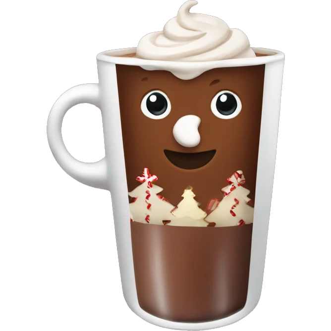 christmas hot chocolate  emoji