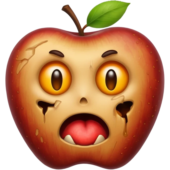 Rotten Apple emoji