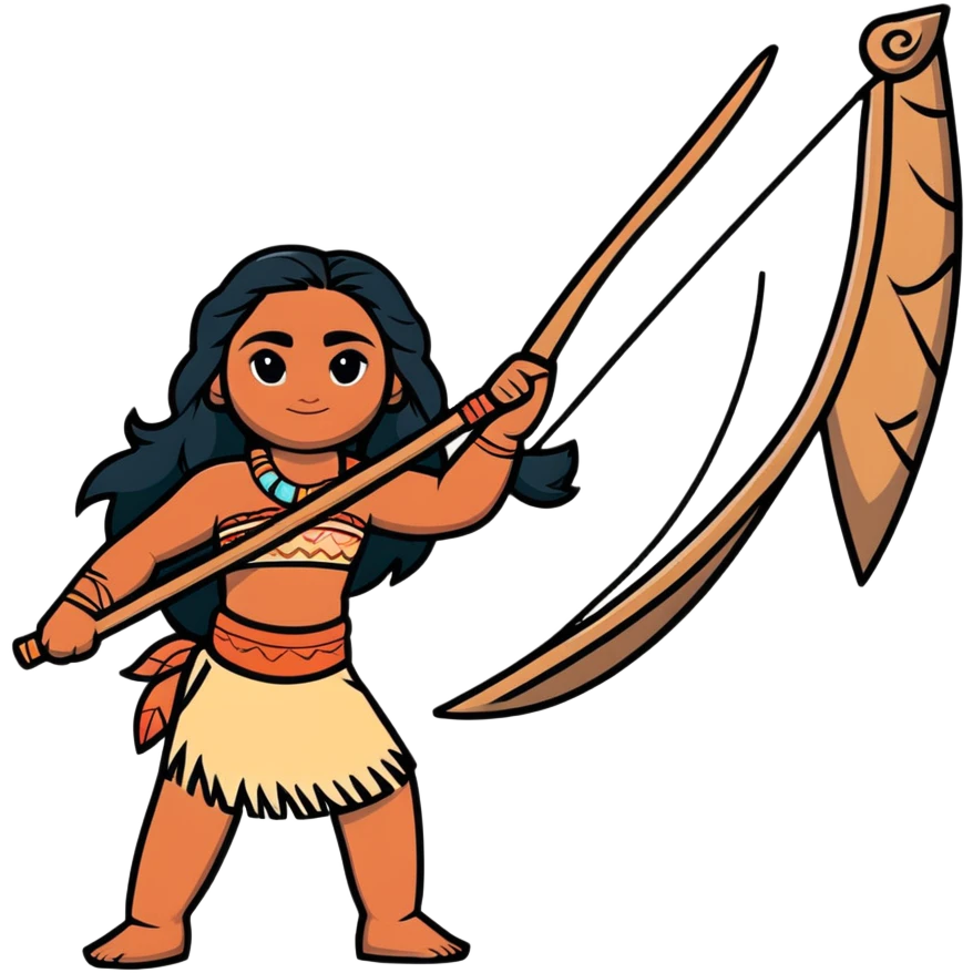 Moana from Disney emoji