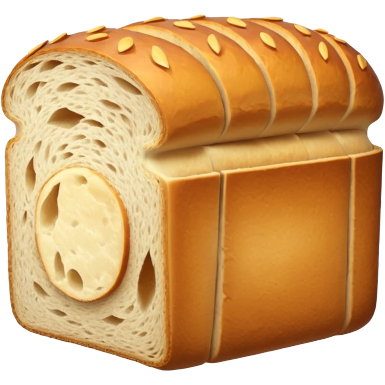 sliced loaf without face  emoji