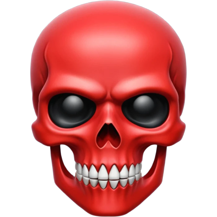 red skull ios emoji
