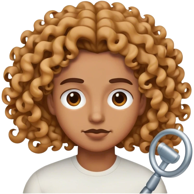 me making overnight curls emoji