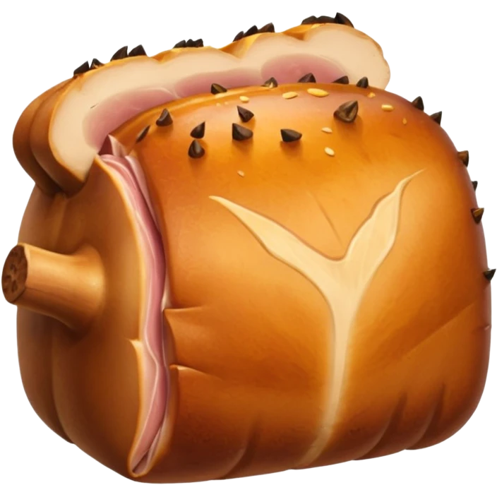 a roasted joint of pork emoji emoji