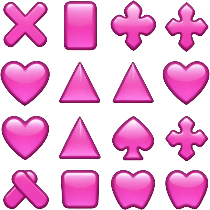 glitter pink game emoji