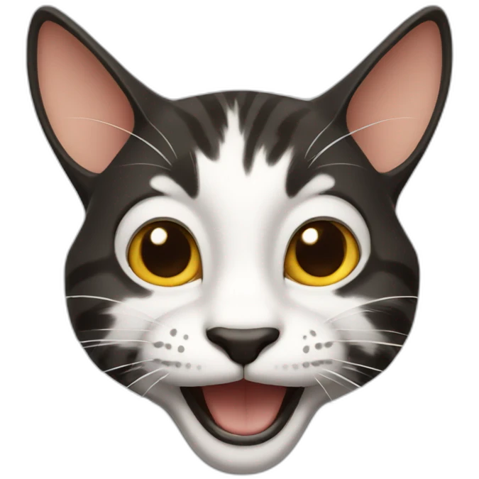 goofy cat emoji