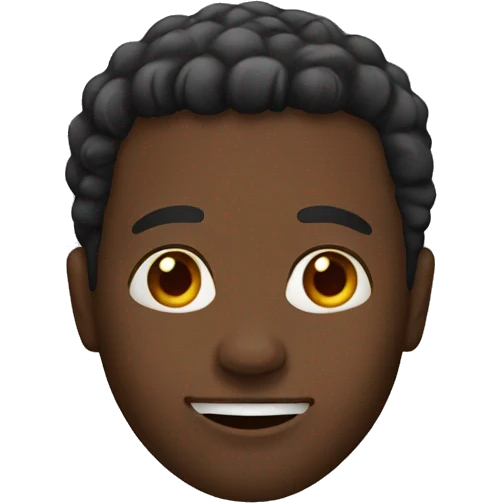 black man emoji