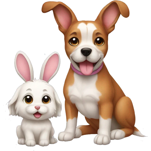 Dog+bunny emoji