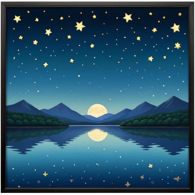 arkansas lake in the night emoji