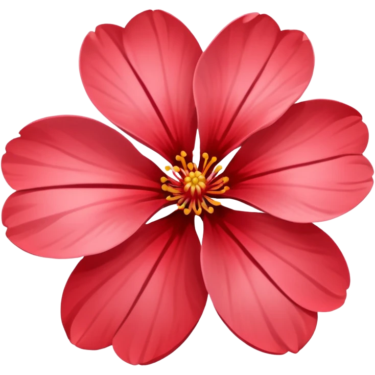 red sakura flower emoji