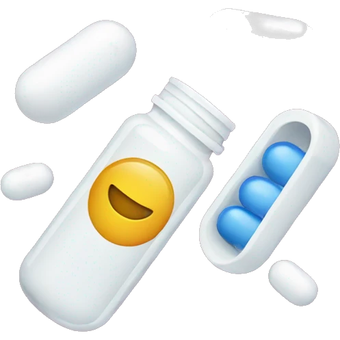 powder and pill supplements emoji