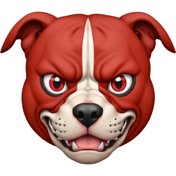 super scary pitbull with sharingan emoji
